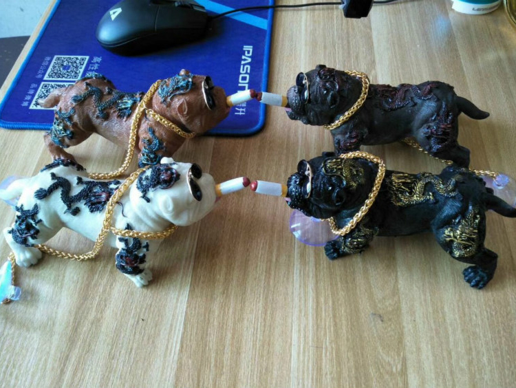 Trang trí xe hơi Chó xã hội Trang sức xe hơi Trang trí Bulldog Cá tính Trang trí xe Bully Dog Trang trí trang trí nội thất xe ô tô