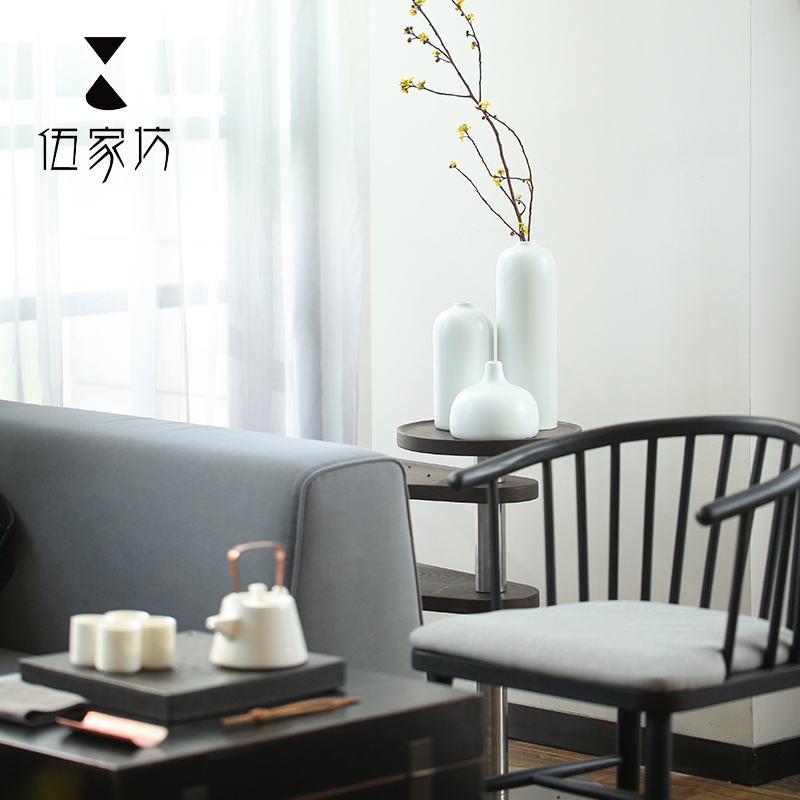 The Wu family fang make qingfen ceramic vases, flower implement fashion creative flower adornment that occupy the home furnishing articles kung fu tea taking