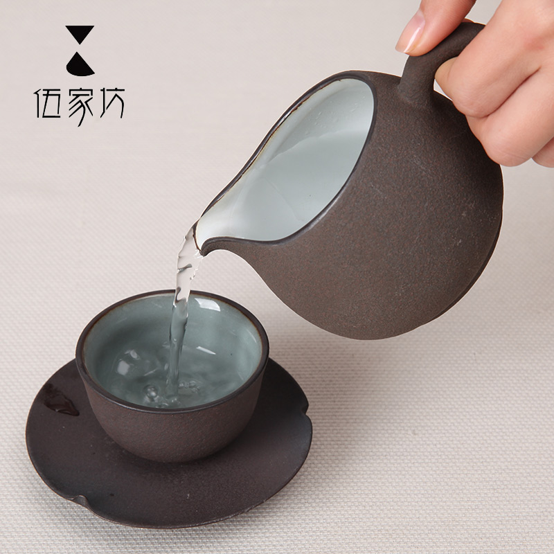 The Wu family fang cheng SAN night fair empty glass ceramic points coarse pottery tea machine archaize all cups of tea, greedy cup