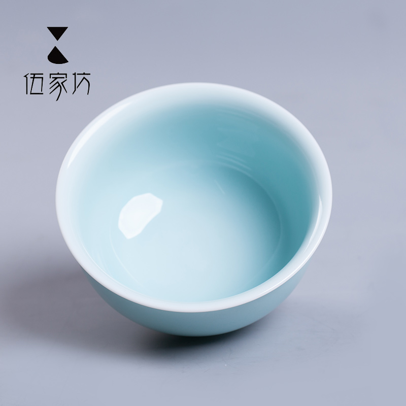 The Wu family fang celadon bowls of household jobs ceramic tableware 4.5 inch Chinese soup bowl rainbow such as use of creative life