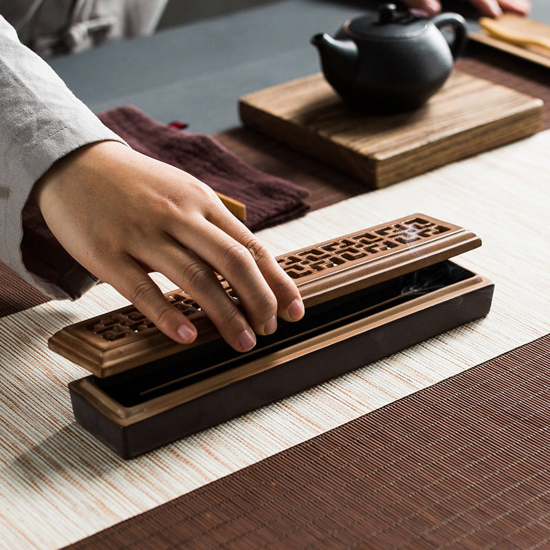 Ceramic Wire Incense Stove Fragrant Inserts Creative Line Fragrant box Honolulu sandalwood Sandalwood Incense Stove Fragrant box Incense Holder