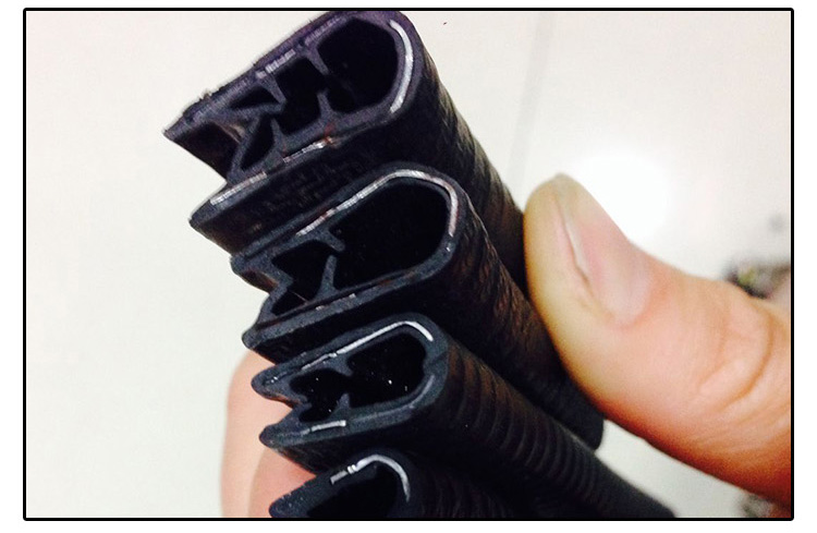 Rubber strip U-shaped sealing strip U-shaped edge strip card slot rubber edge strip skeleton U-shaped strip