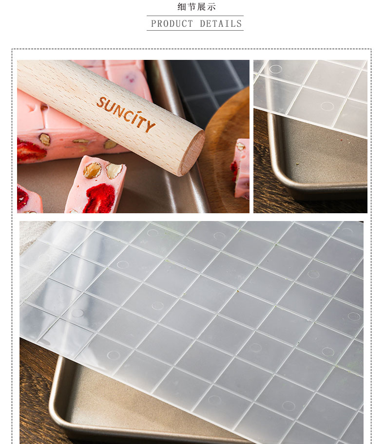 Handmade tự làm bông tuyết công cụ vật liệu sắc nét đặt nougat nhà nướng khuôn đầy đủ bộ ngưu bàng các loại khuôn làm bánh
