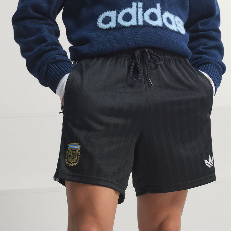Adidas Genuine Men's Argentina Team Retro Football Casual Culture Loose Shorts Jz6308 Adidas Genuine Men's Argentina Team Retro Football Casual Culture Loose Shorts Jz6308