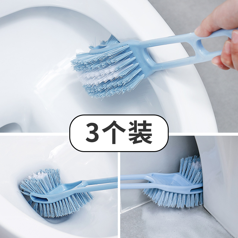 No dead corner toilet brush set long handle toilet wall-mounted soft wool wash toilet cleaning household toilet cleaning brush