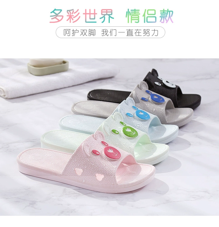 Dép nữ mùa hè trong nhà nhà mua một tặng một miễn phí trượt mùa hè nhà phòng tắm vài tắm mùa hè dép đáy mềm dép nam đi trong nhà