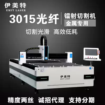 3015 optical fiber laser cutting machine metal cutting large automatic aluminum iron plate stainless steel 1000W pipe cutting machine
