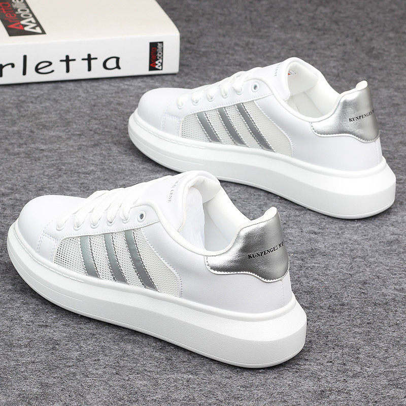 Hong Kong Tongan Supreme Little white shoes Chaurette men's shoes Summer breathable thick-bottom couples shoes board shoes