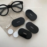 Маленькие портативные невидимые очки, высококачественная система хранения, простой и элегантный дизайн, изысканный стиль