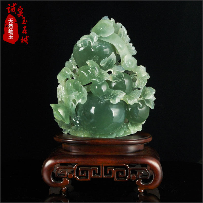 岫色岫玉摆件平安如意🍎 家居装饰新风尚🏠-珠宝奇石-淘宝好物网