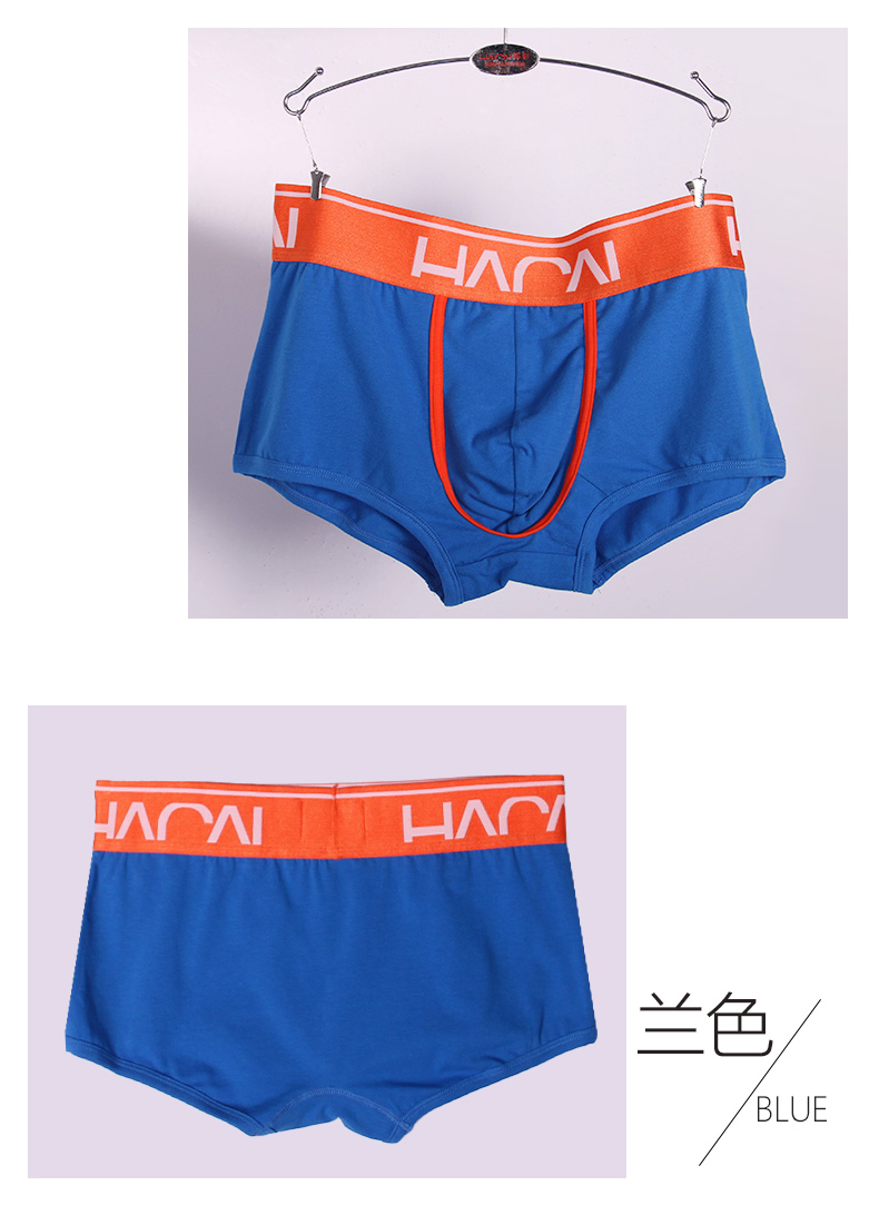 Han Cai đồ lót nam nhỏ boxer thủy triều phiên bản Hàn Quốc của quần cỡ lớn 衩 Ming gluten cotton đồ lót cotton thiếu niên sịp calvin klein
