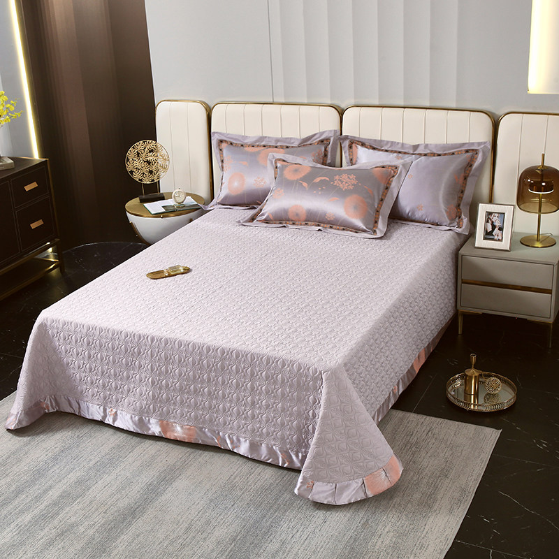 European-style embossed cotton quilted quilted bed cover one piece cotton thickened bed cover double fitted sheet bed cover three or four pieces