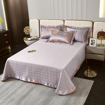 European-style embossed cotton quilted quilted bed cover single-piece cotton thickened bedspread double bed cover three or four-piece set