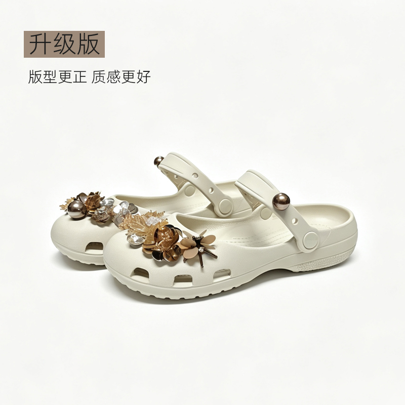 Ballet Clogs for Women 2026 Summer New Mary Jane Shoes Non-Slip Casual Beach Shoes Two-Way Wear Sandals for Women Ballet Clogs for Women 2026 Summer New Mary Jane Shoes Non-Slip Casual Beach Shoes Two-Way Wear Sandals for Women