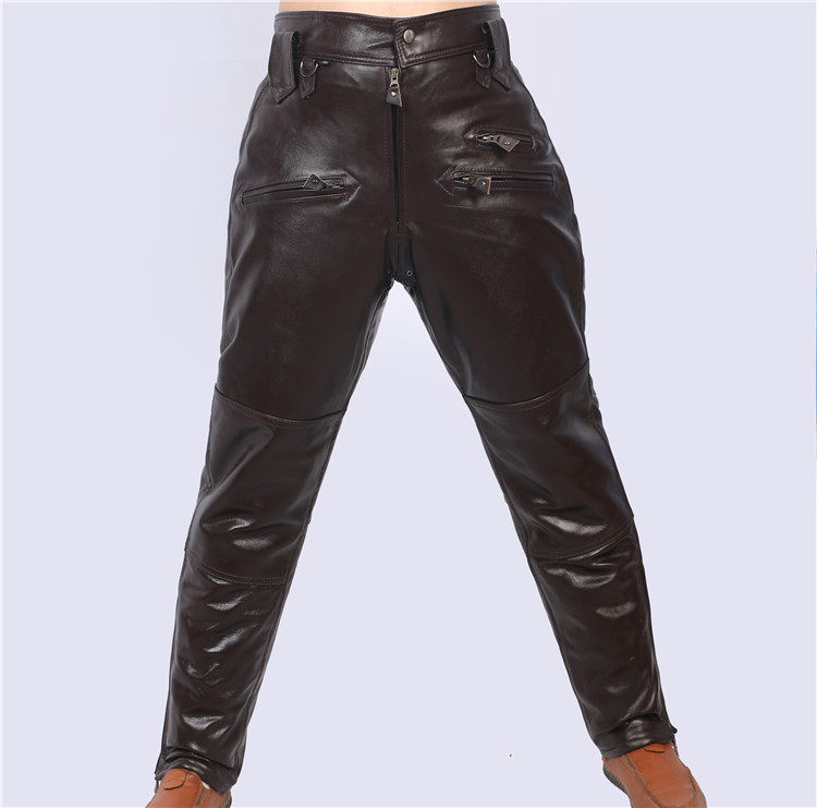 Pantalon cuir homme haut-parleur pour hiver - Ref 1491776 Image 8