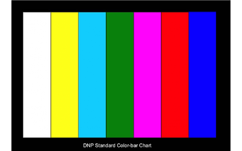 Chatou DNP standard version color strip test card reflection TV TV camera color reduction image detection 4: 3 