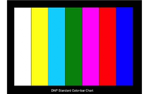 Chatu DNP Standard Edition Color Test Card Reflective TV Camera Color Restore Image Detection 4:3