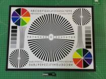 Monitoring lens camera focus test chart 4:3 reflective 400*300mm can be customized