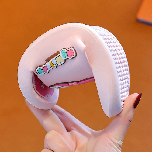 Детские тапочки, летняя обувь, нескользящие слайдеры, семейный стиль