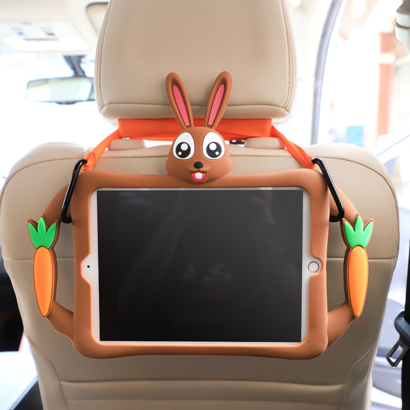 (Clearance)Apple 9 7 inch ipad protective case ipad air2 protective case children's leather case silicone Pro9 7