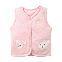 Baby waistcoat autumn and winter thickened baby waistcoat warm newborn vest horse padded men and women children 0-1-2-3