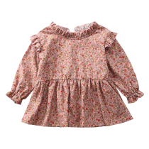 Baby blouse Autumn and winter waterproof eating apron Childrens anti-dressing mens and womens childrens eating clothes long-sleeved baby protective clothing