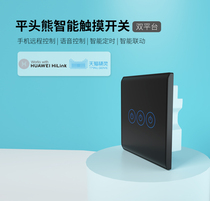 Support for Huawei HiLinK flat-head bear intelligent switch Taobao pixie power dual platform voice control 86 switch PTX