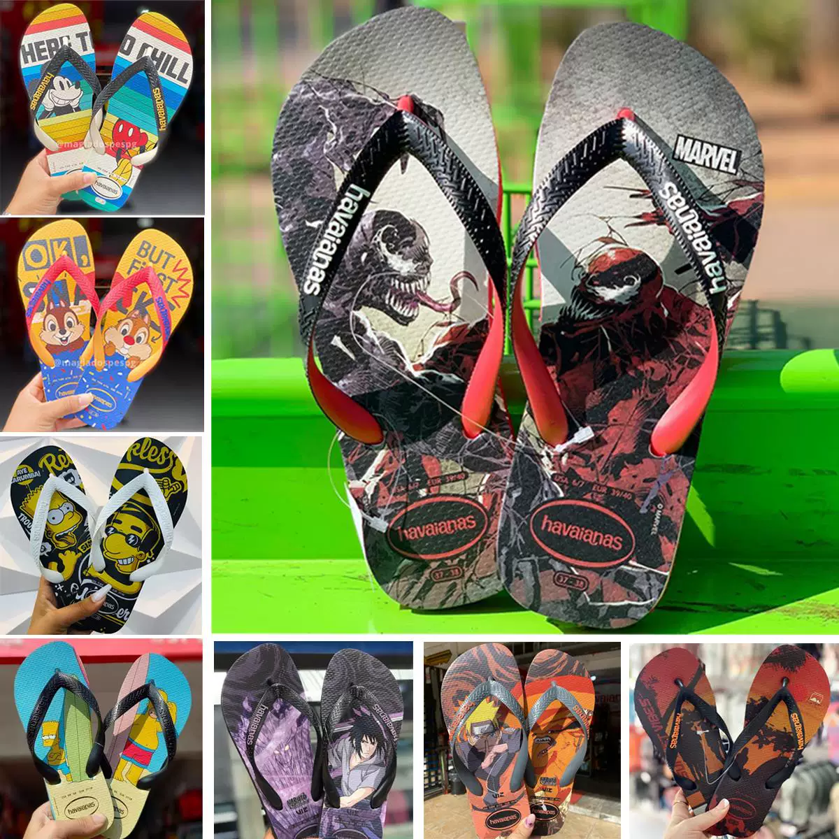 Бразилия Havaianas Havana человеческие персонажи Драг летнее мужское министерство роликов и скейтов в Liang Dragon Sudan тапочки
