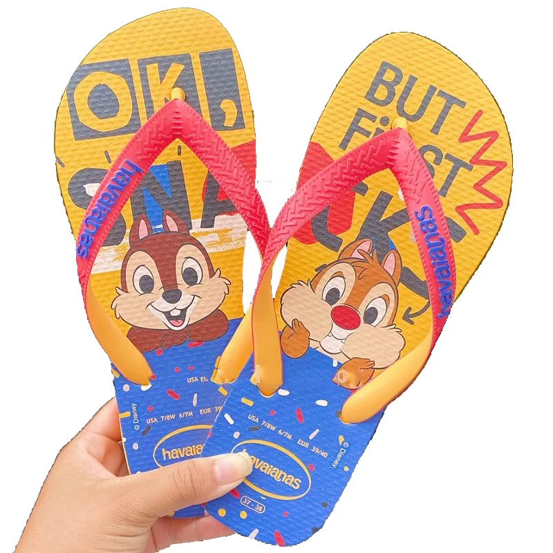 Бразилия Havaianas Havana человеческие персонажи Драг летнее мужское министерство роликов и скейтов в Liang Dragon Sudan тапочки