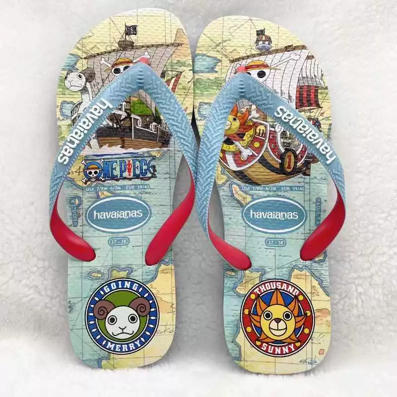 Havaianas [Хаваиана Top One Piece коллекция пиратская бабушка совместная версия тапочки на летом 2025]