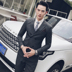 Bộ đồ đôi phù hợp với bộ đồ nam ba mảnh phù hợp với kinh doanh vest nam Suit phù hợp