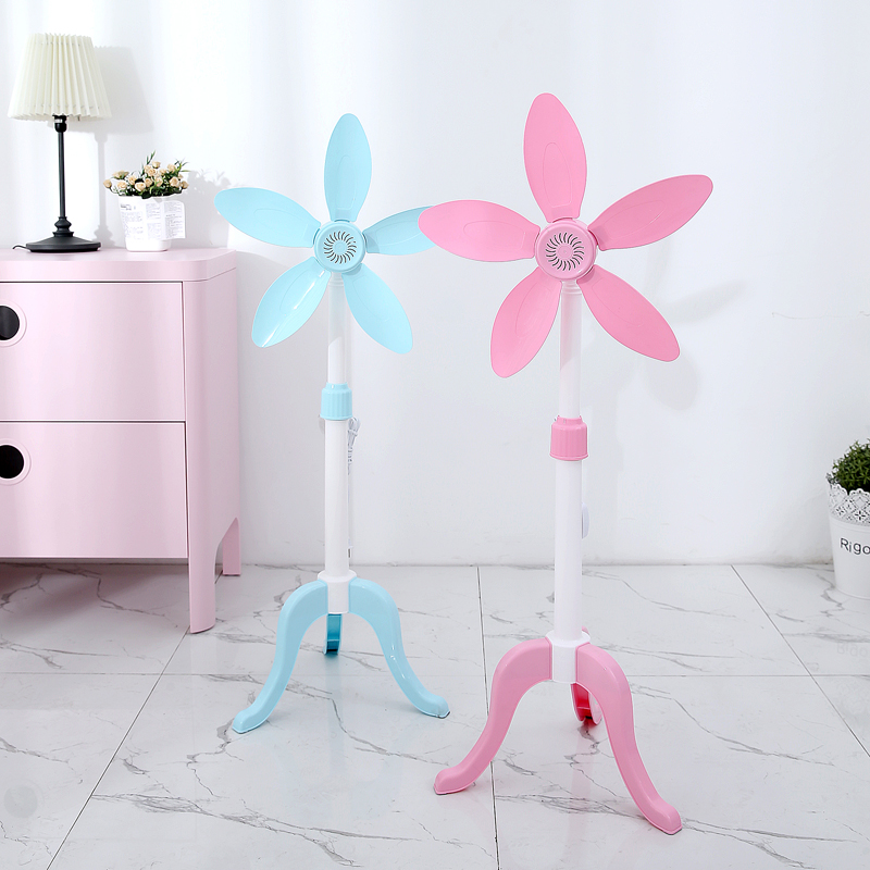 Small fan desktop vertical household small floor fan student dormitory bedroom clip fan telescopic mini fan