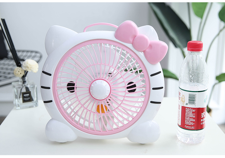 quạt cây hơi nước Phim hoạt hình nhỏ quạt ký túc xá sinh viên mini giường quạt máy tính để bàn hộ gia đình dễ thương trẻ nhỏ câm quạt điều hòa cũ điện máy xanh