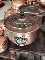 Soup Pot Mandarin Hot Pot High-end Bouquets Bronze Ware Induction Cookware Soup Pot 22CM