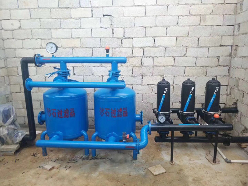 Agricultural descaling and sediment removal to remove impurities automatic backwash sand filter quartz sand activated carbon filter