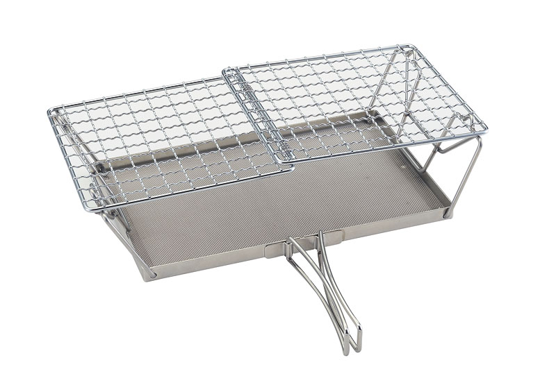 UNIFLAME Baking Net Spot Japan Imported Outdoor Square Stainless Steel Toasted Bread Tool Roast