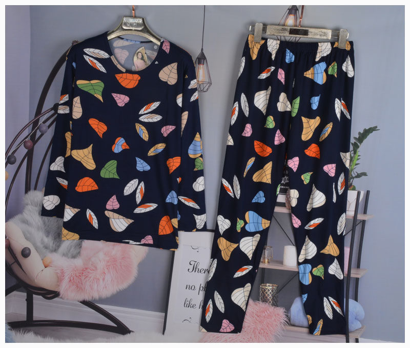 Autumn clothes sanitary pants in old age female pure cotton Mom Heating clothes Round Collar Thin size Large size for old cotton sweatshirt suit