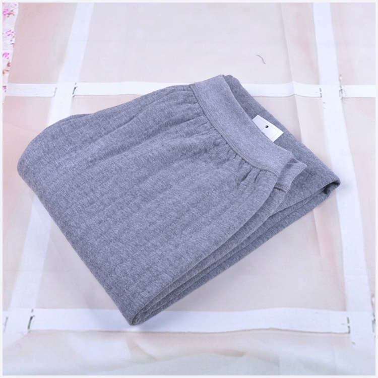 Quần trung niên và người già dày mùa thu quần cotton nam ấm quần lỏng lẻo cha ba lớp bông vải ấm quần đơn mảnh quần quần legging cao cấp