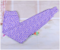 Middle-aged and elderly cotton trousers cotton loose warm pants women plus knee pads extended long trousers