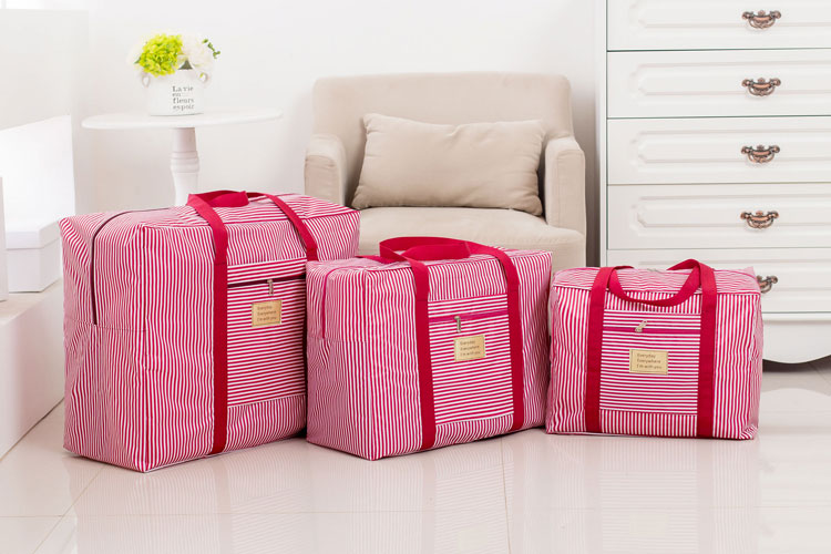 Túi du lịch không thấm nước tote túi gấp túi duffel Hàn Quốc phiên bản của du lịch kích thước lớn hoàn thiện túi có thể được treo trên trường hợp xe đẩy túi đựng mỹ phẩm du lịch