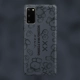Samsung S20 серо-синий Kaws