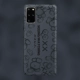 Samsung S20+ серо-синий Kaws