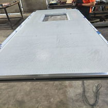 Factory direct laboratory purification clean stainless steel color leather aluminum alloy Silent Edge door safety observation window door