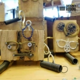 Металлический робот с шестернями для детского сада, «сделай сам», наука