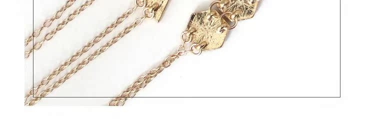 99 carat Phong cách châu Âu và Mỹ mùa thu mới màu trắng vỏ thả men vòng tay hình học trang trí bộ kết hợp nữ (RK) vòng tay vàng 24k
