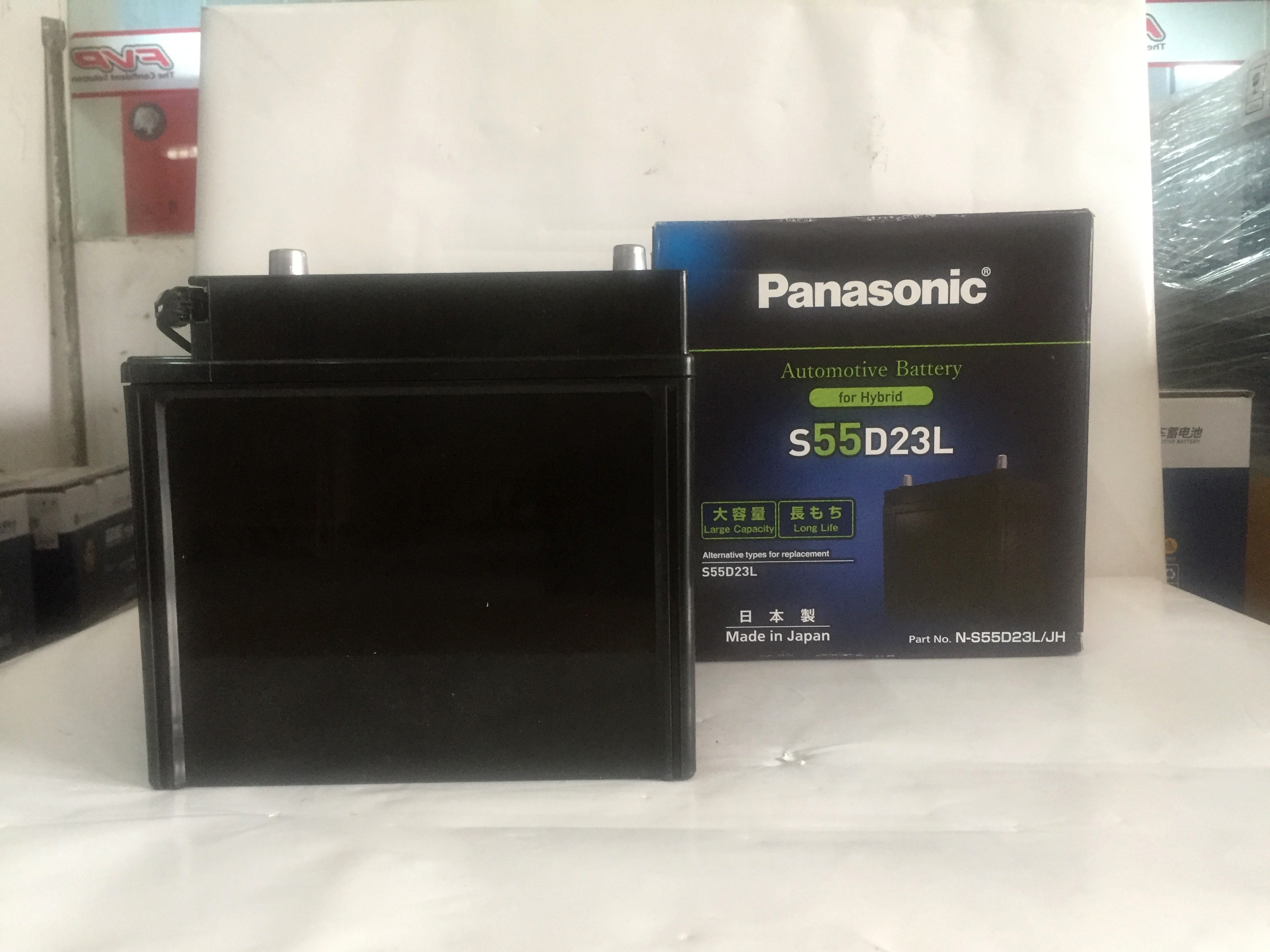 Japan imported Panasonic S55D23L R battery 20HR51AH CCA355A Lexus battery