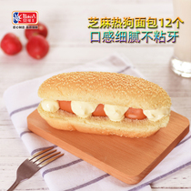 Berkos new American Sesame hot dog bread germ 12 home fast food convenient breakfast many places