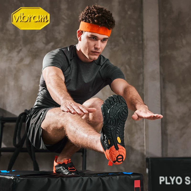 Мужские обувь Vibram FiveFingers для ног босоногих приседаний тренажерный зал фитнес спортивная неслизующая износостойкая обувь vtrain