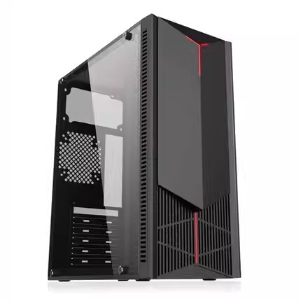 Atx Desktop Computer Side-Transparent Usb3.0 Gaming DIY Small and Large Host Empty Case Power Supply Back Routing