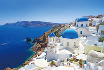 Wood puzzle 300 500 1000 pieces for adult decompression childrens educational toys landscape Santorini can be customized